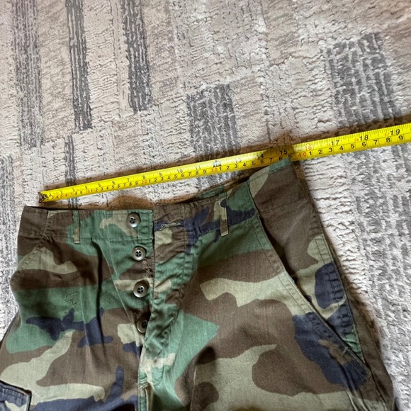 Vintage 1970s US Army Woodland Camo BDU Jacket Pants Set Mens USGI ECWCS -SMALL - Picture 13 of 13